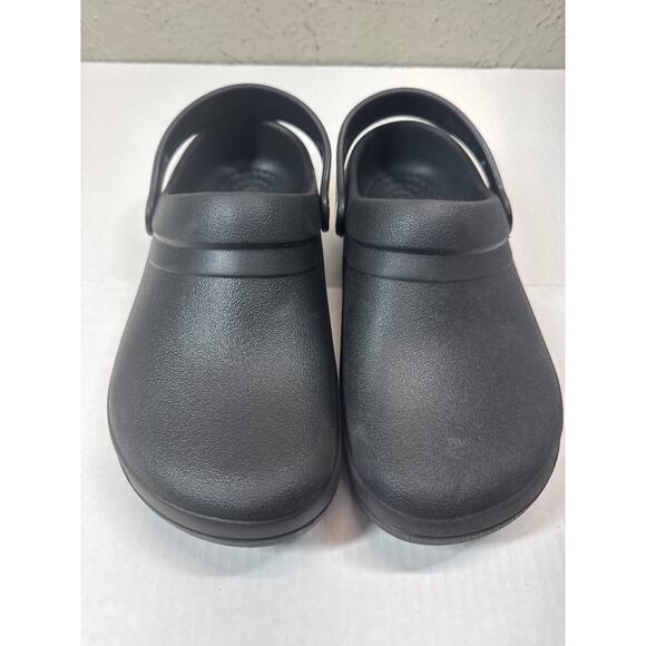Crocs Specialist II Work Clog Shoe Slip-on Black Mens 6 Womens 8 - Picture 1 of 4